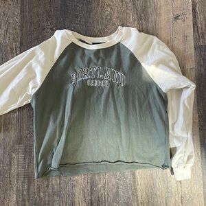 portland orgeon sage and cream forever 21 long sleeve